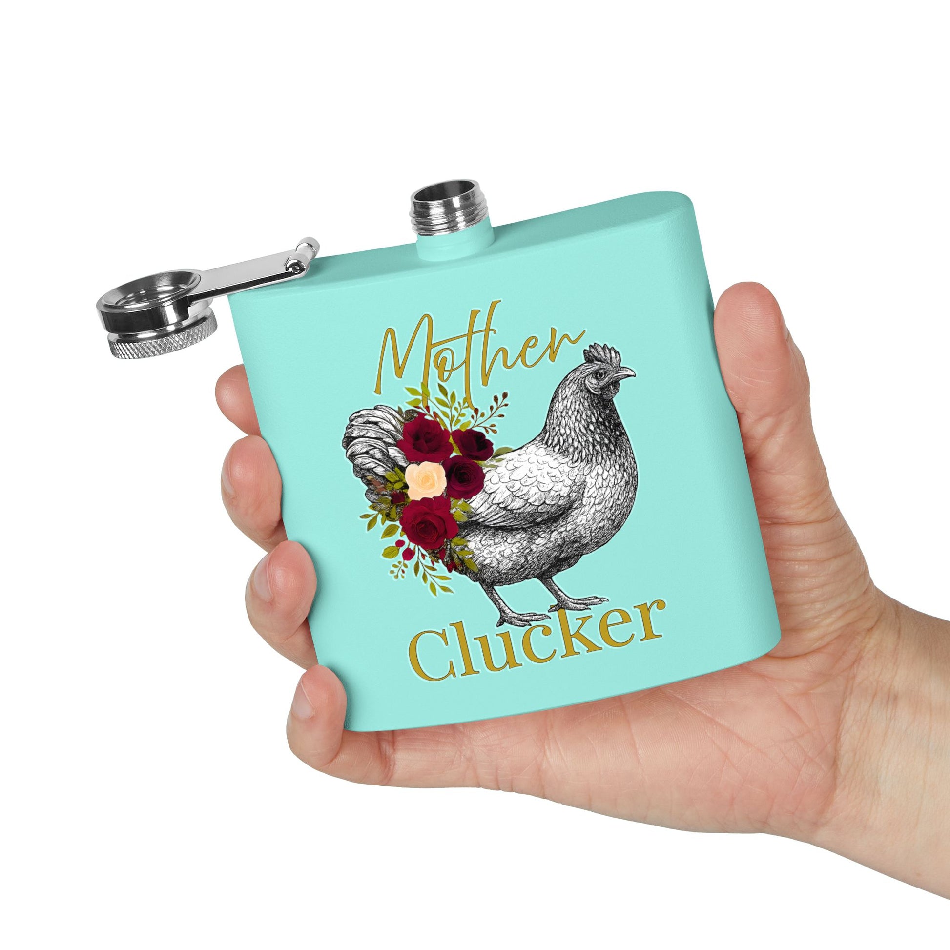 Mother Clucker – Stainless Steel Flask