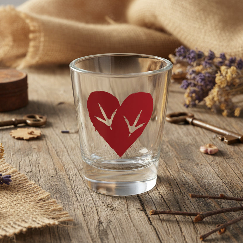 Heart of the Coop Shot Glass