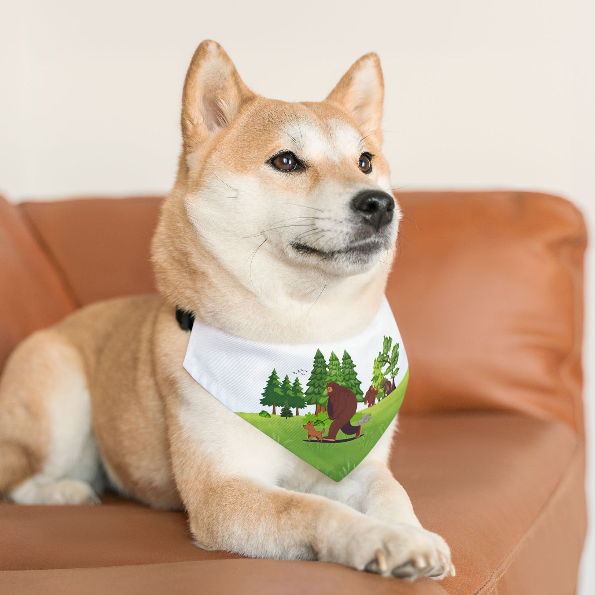 Bigfoot Adventure Pet Bandana Collar