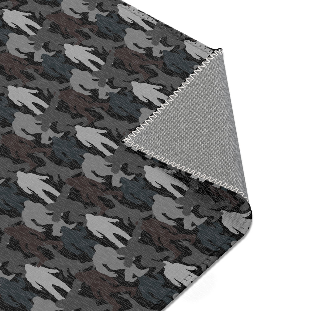 Shadow Stalker Camo – Woven Chenille Rug