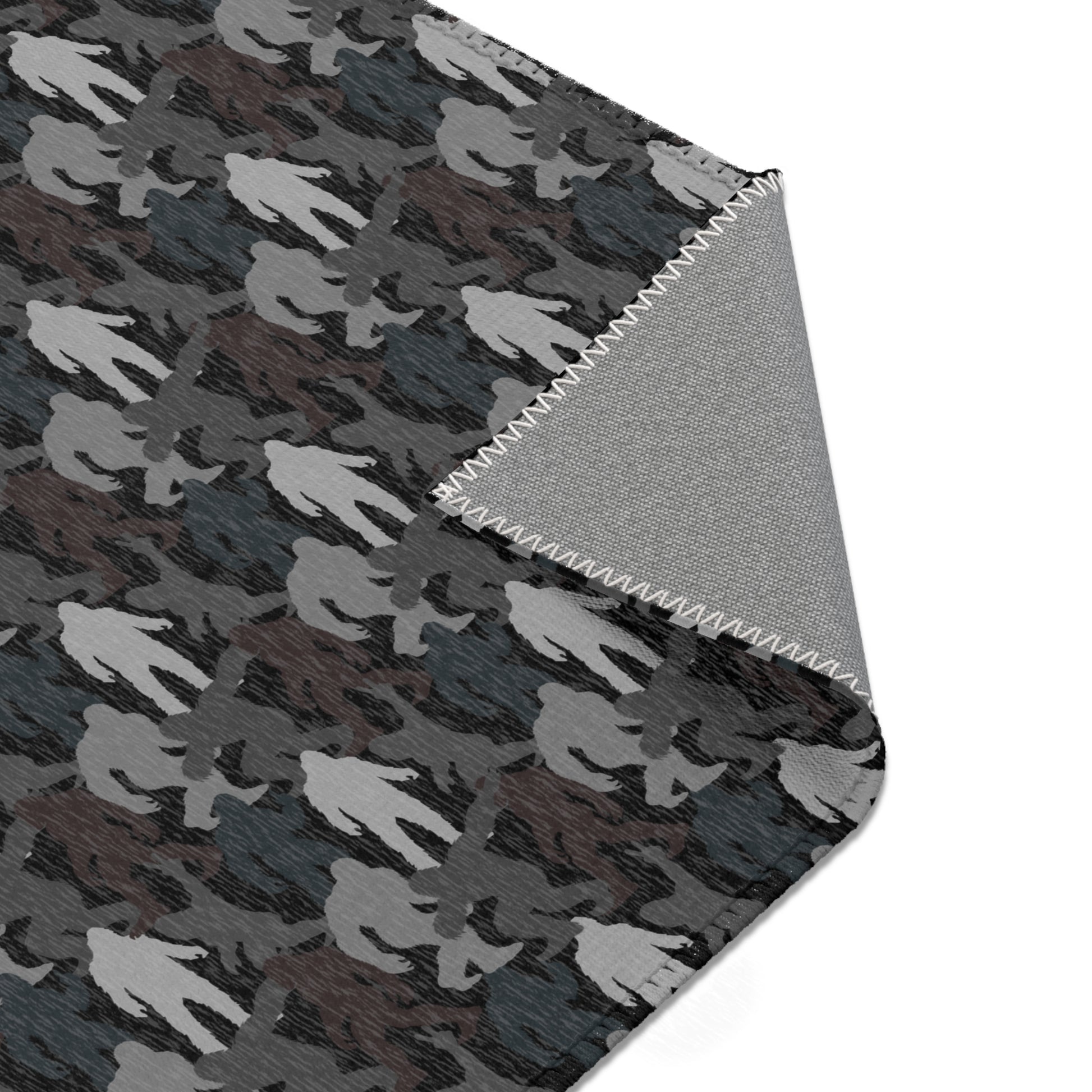 Shadow Stalker Camo – Woven Chenille Rug