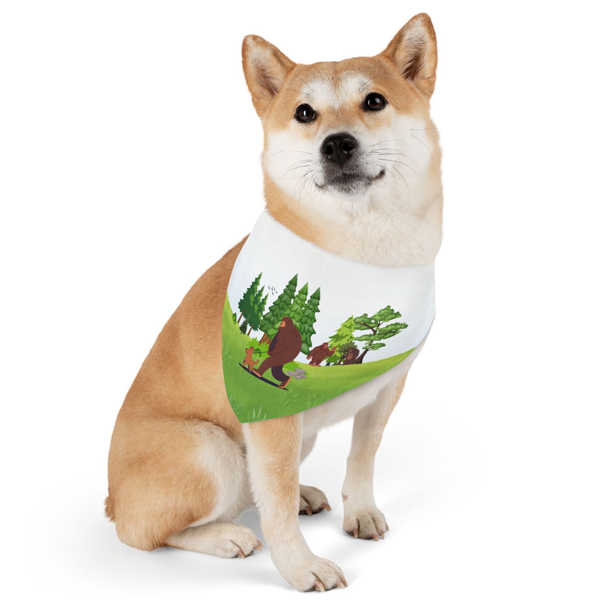 Bigfoot Adventure Pet Bandana Collar