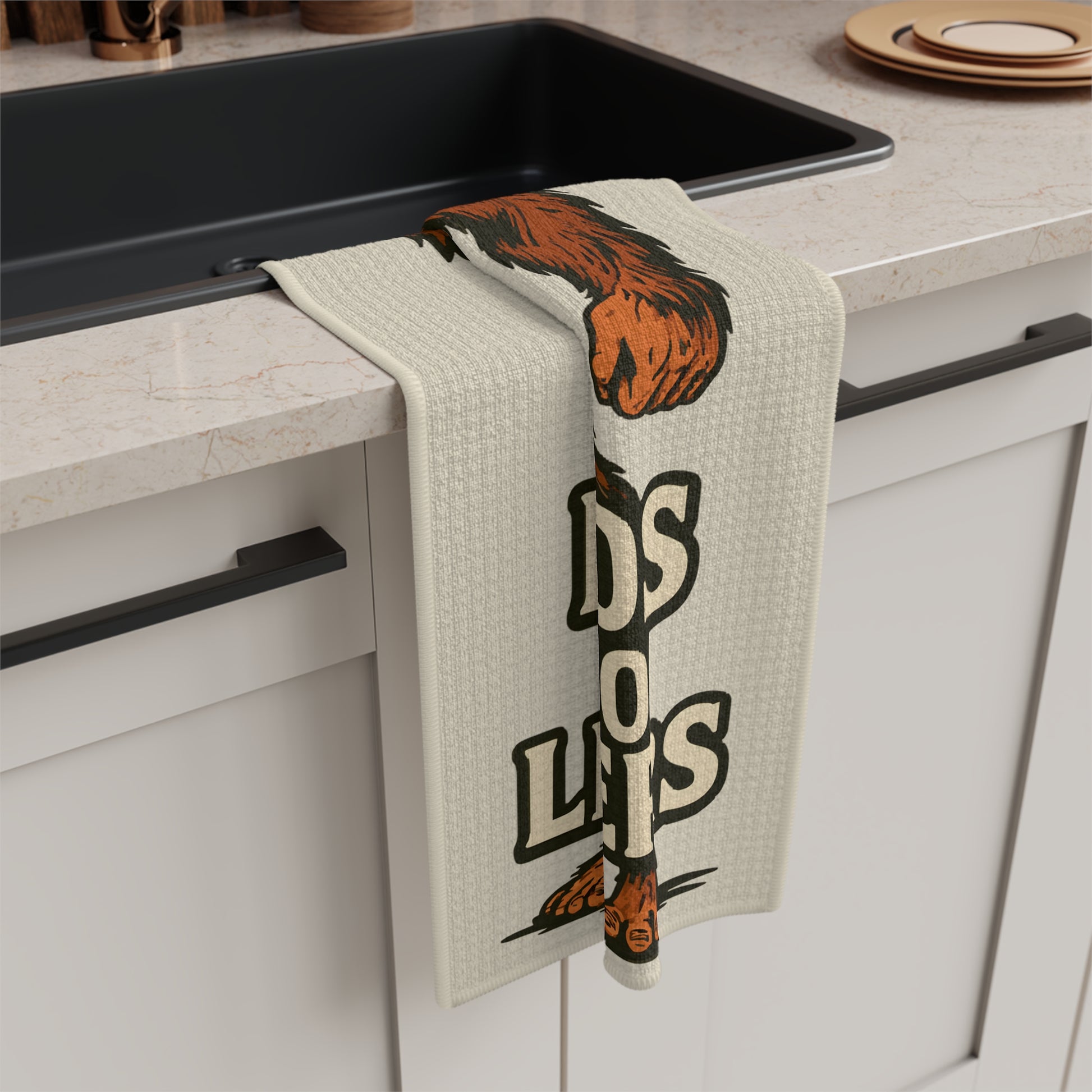 Legends Don’t Do Leftovers Microfiber Tea Towel