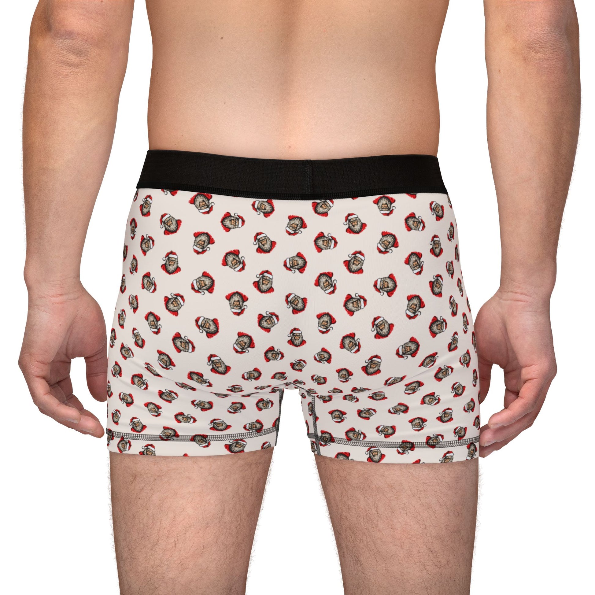 Santa Squatch – Men’s Holiday Boxers