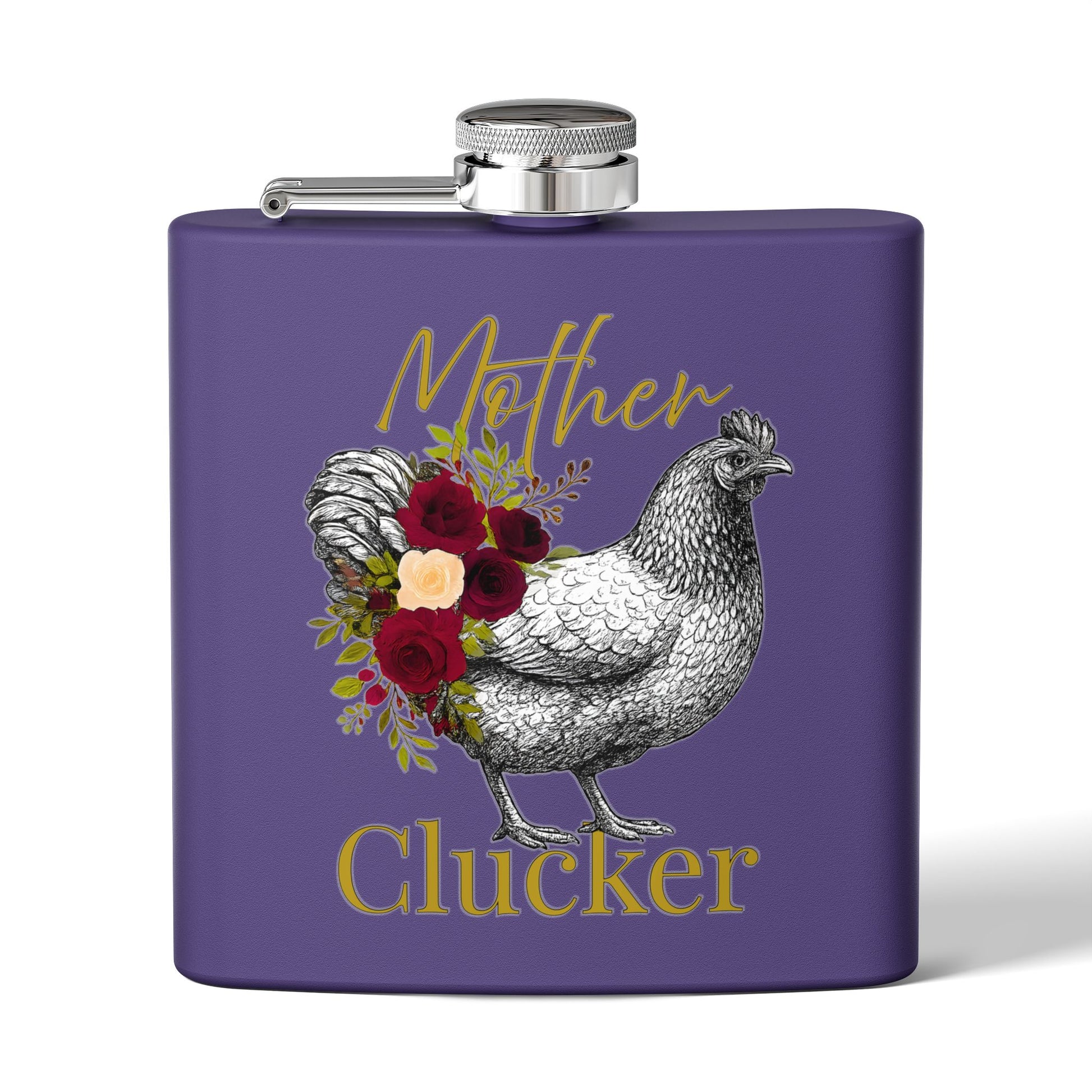 Mother Clucker – Stainless Steel Flask