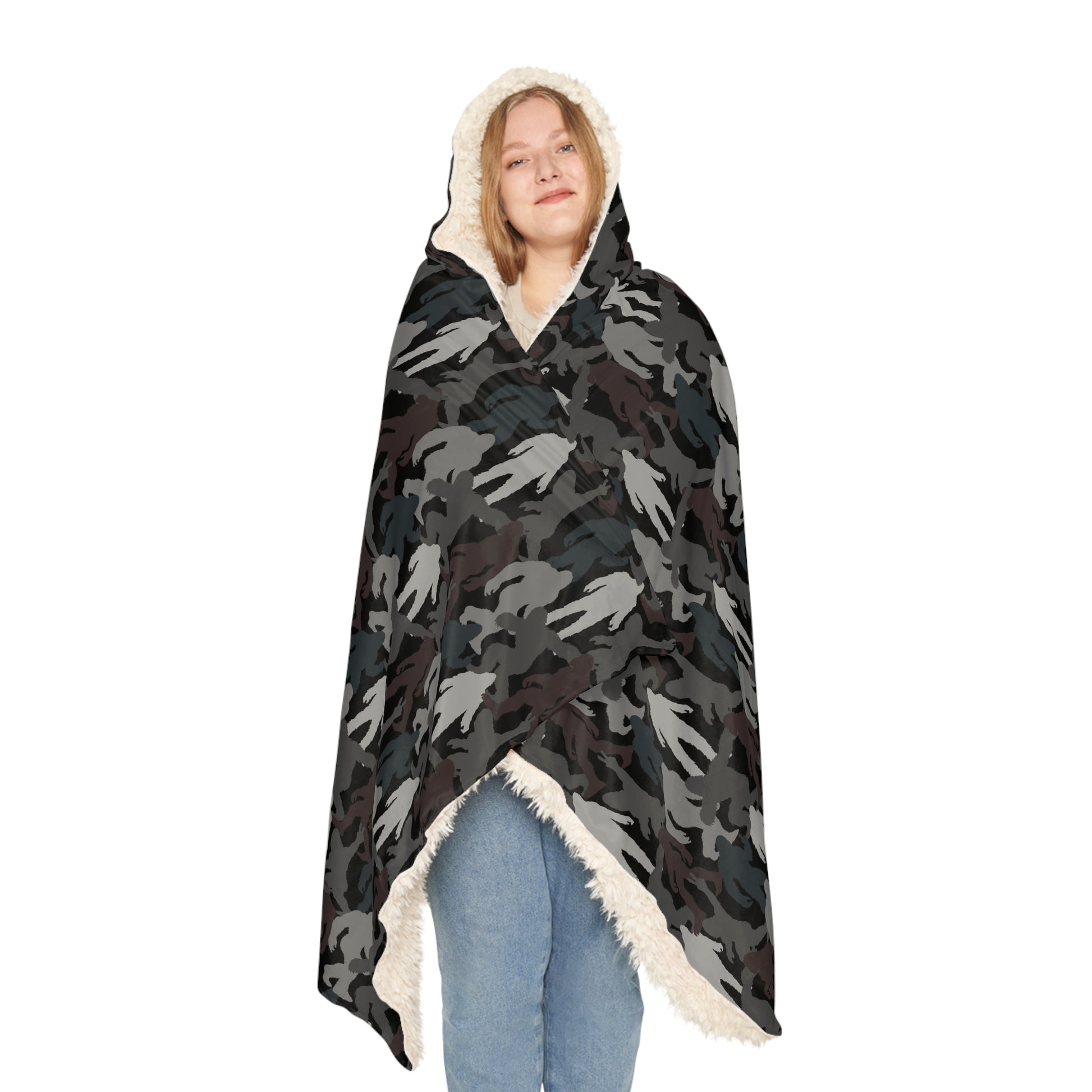 Shadow Stalker Camo – Hooded Snuggle Blanket