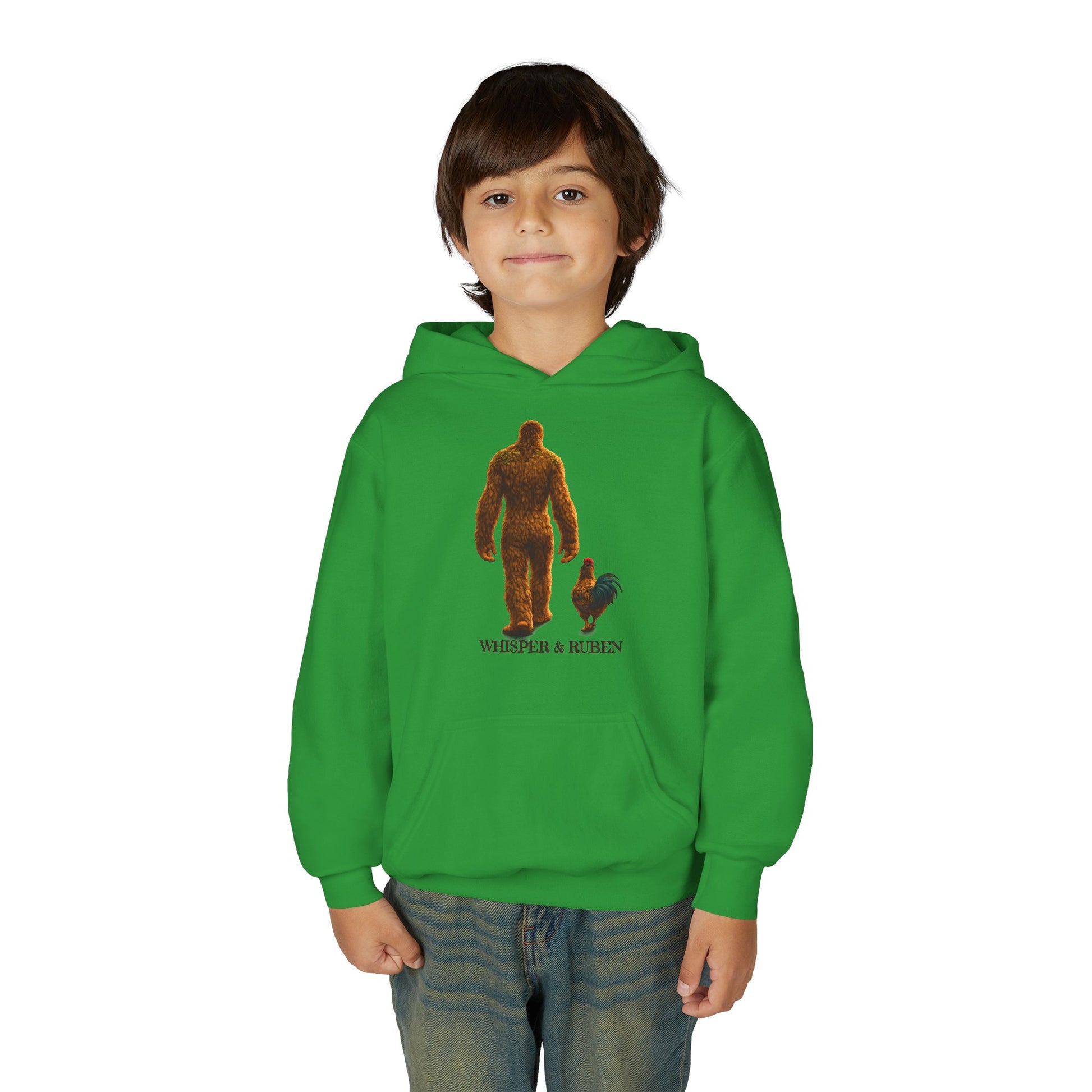 Whisper & Ruben Youth Heavy Blend Hooded Sweatshirt