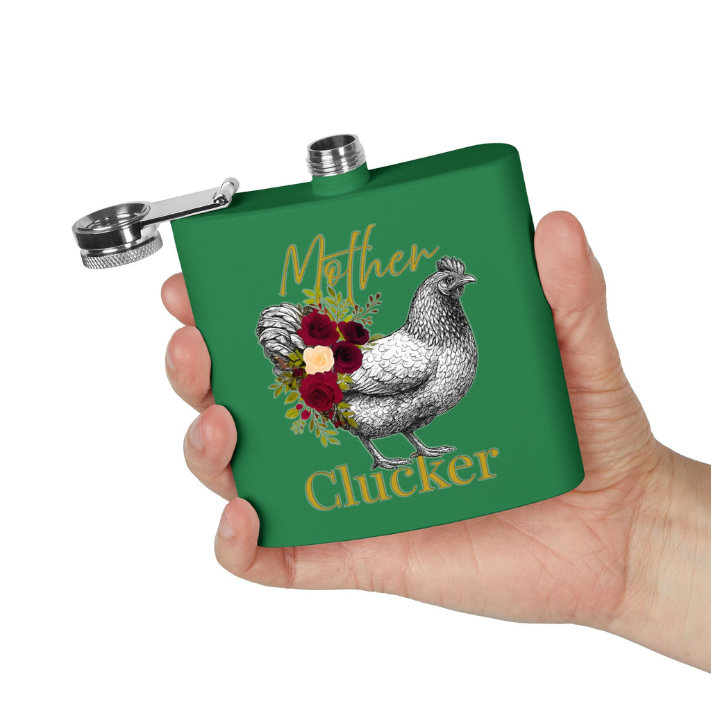 Mother Clucker – Stainless Steel Flask