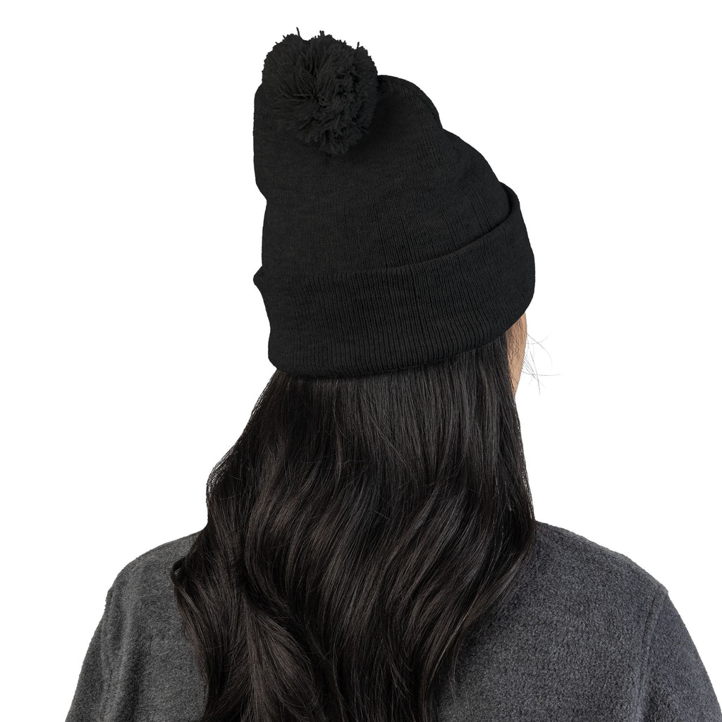 Born to Shine – Cozy Pom Knit Beanie