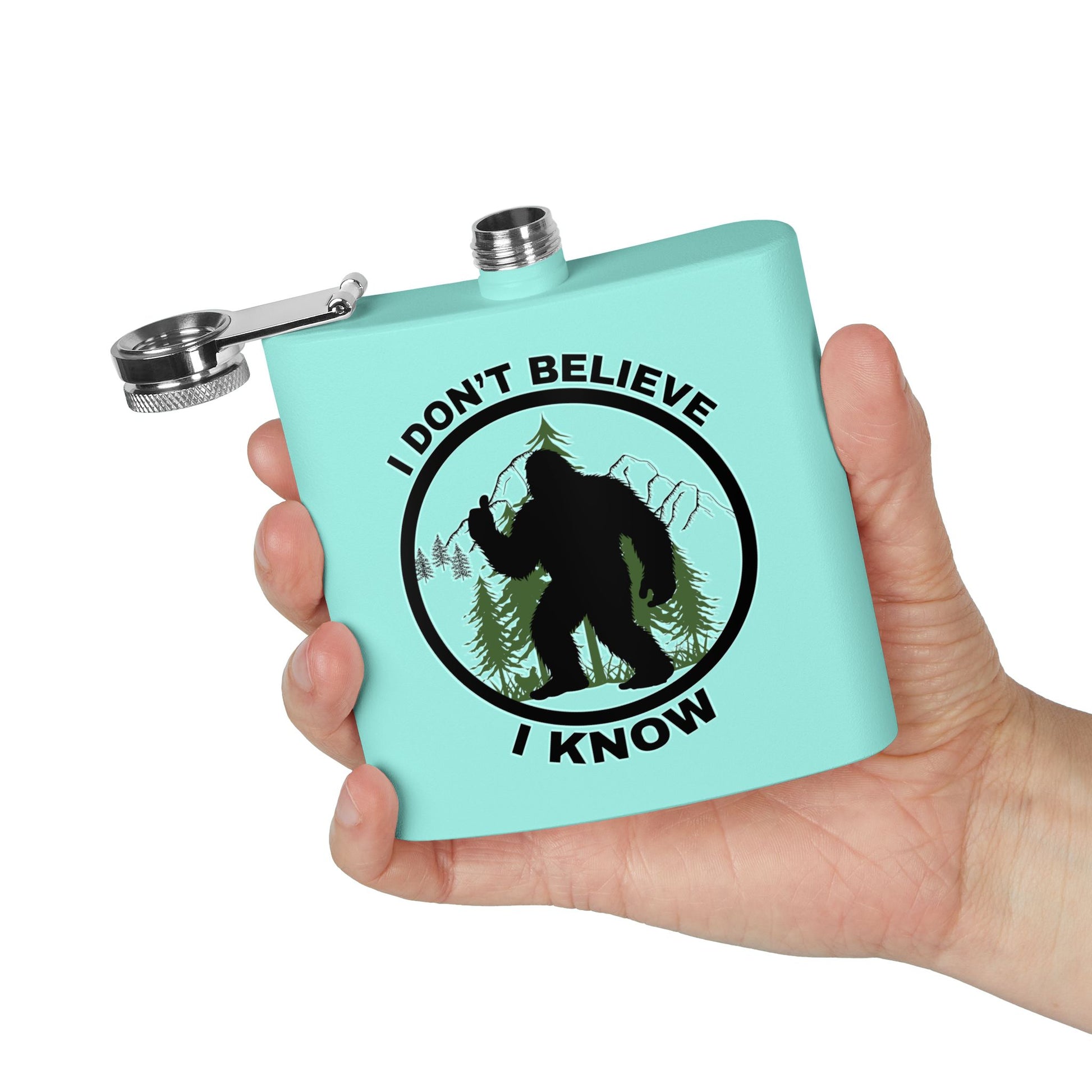 I Don’t Believe Stainless Steel Flask