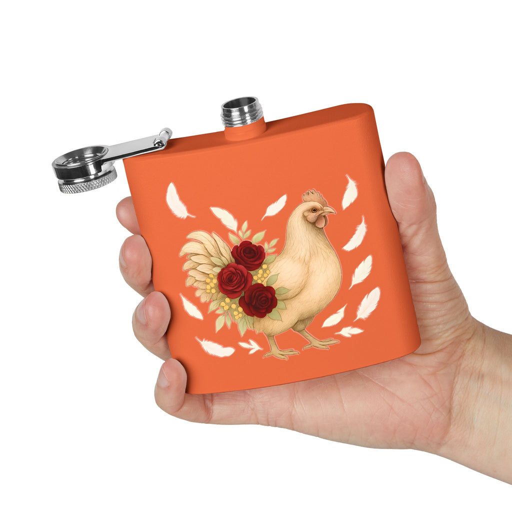 Mother Clucker Bloom – Stainless Steel Flask