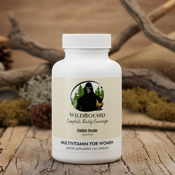 WildBound Multivitamin for Women Supplement (60 Capsules) - Hidden Realm Essentials