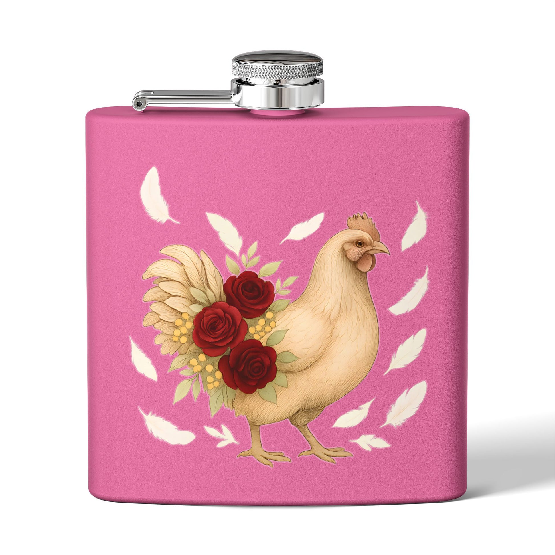 Mother Clucker Bloom – Stainless Steel Flask