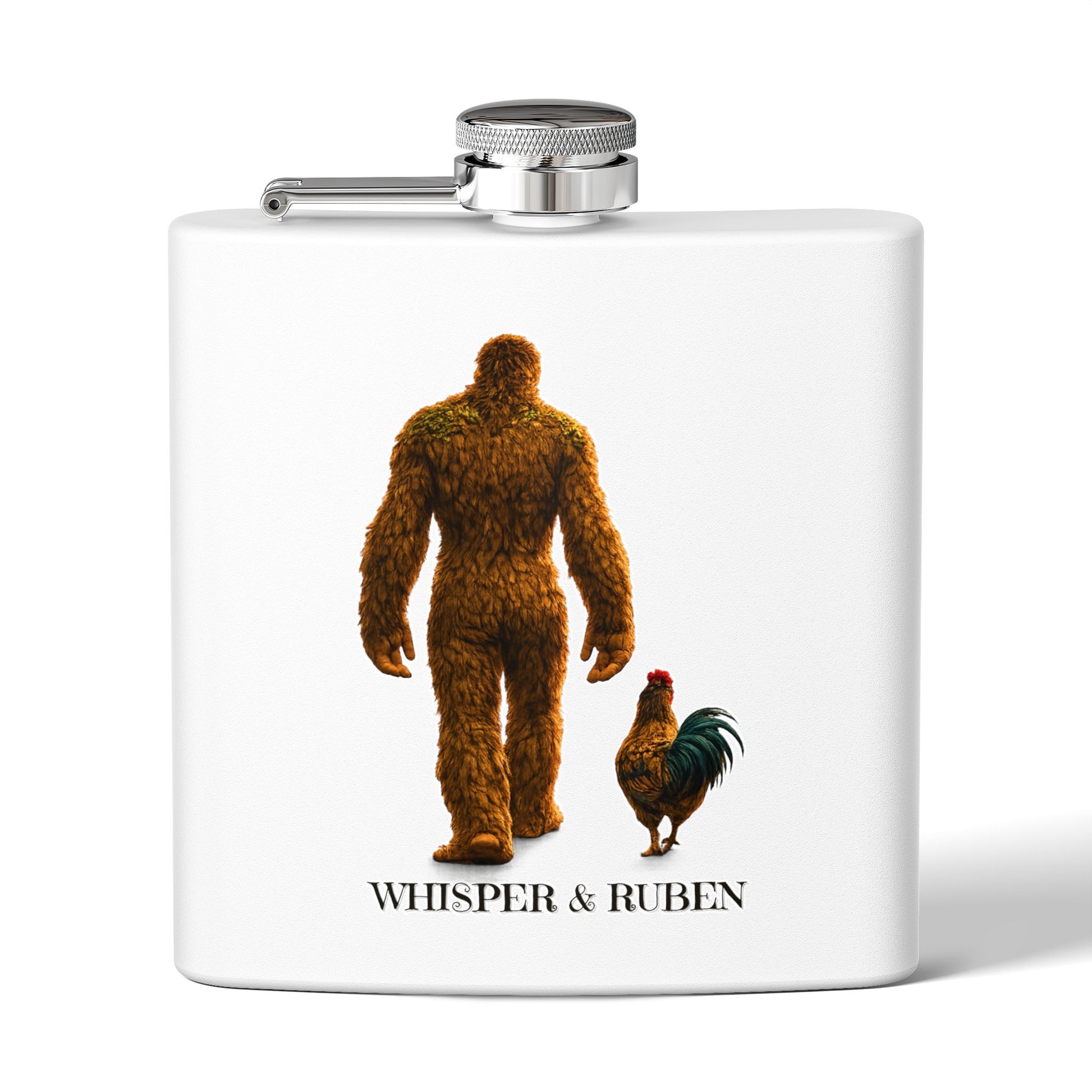 Copy of Dark Wild at Heart – Bigfoot Love Stainless Steel Flask