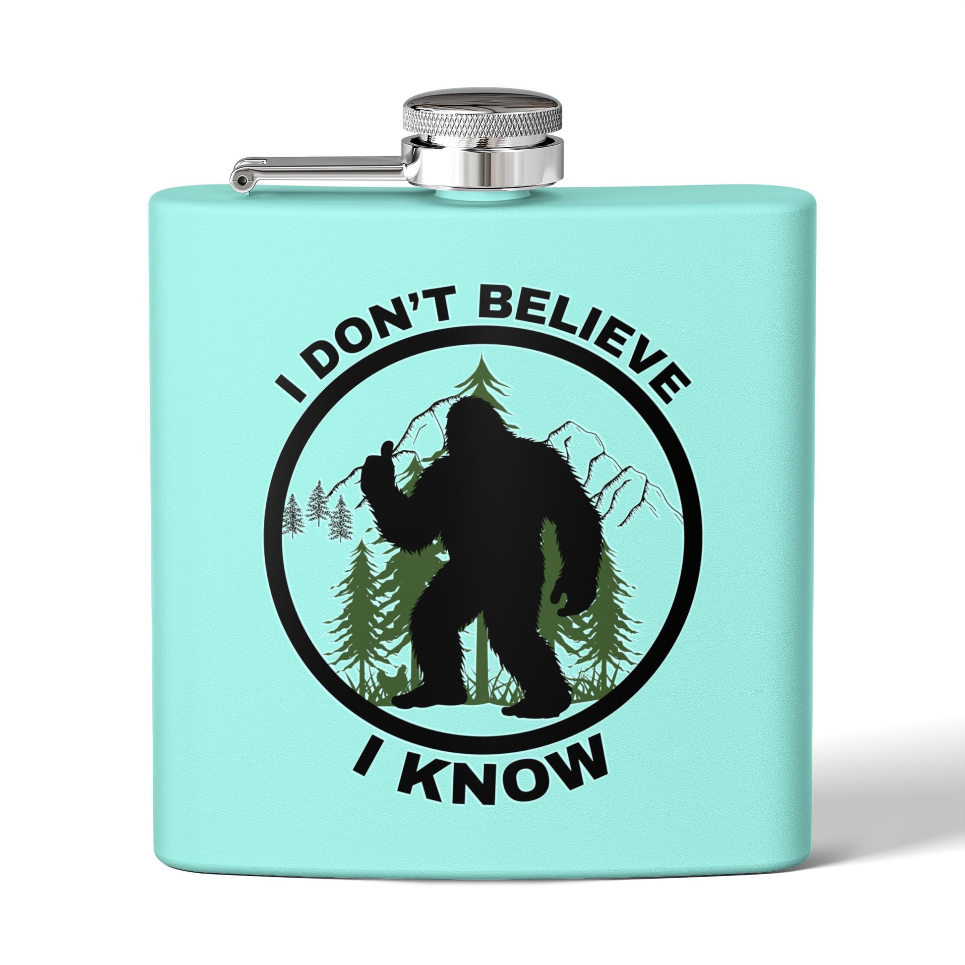 I Don’t Believe Stainless Steel Flask
