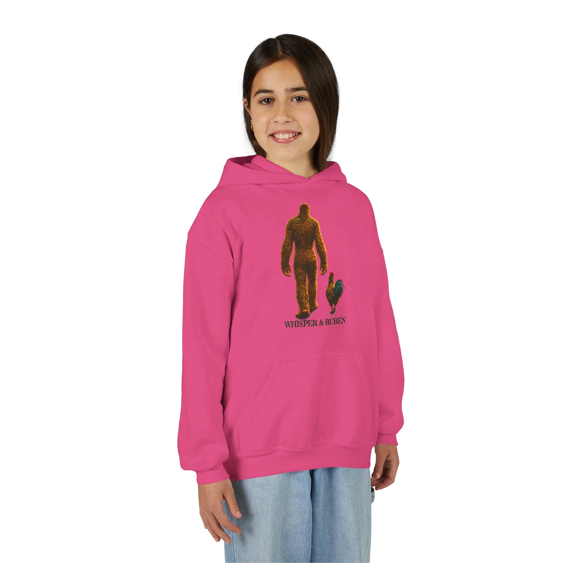 Whisper & Ruben Youth Heavy Blend Hooded Sweatshirt