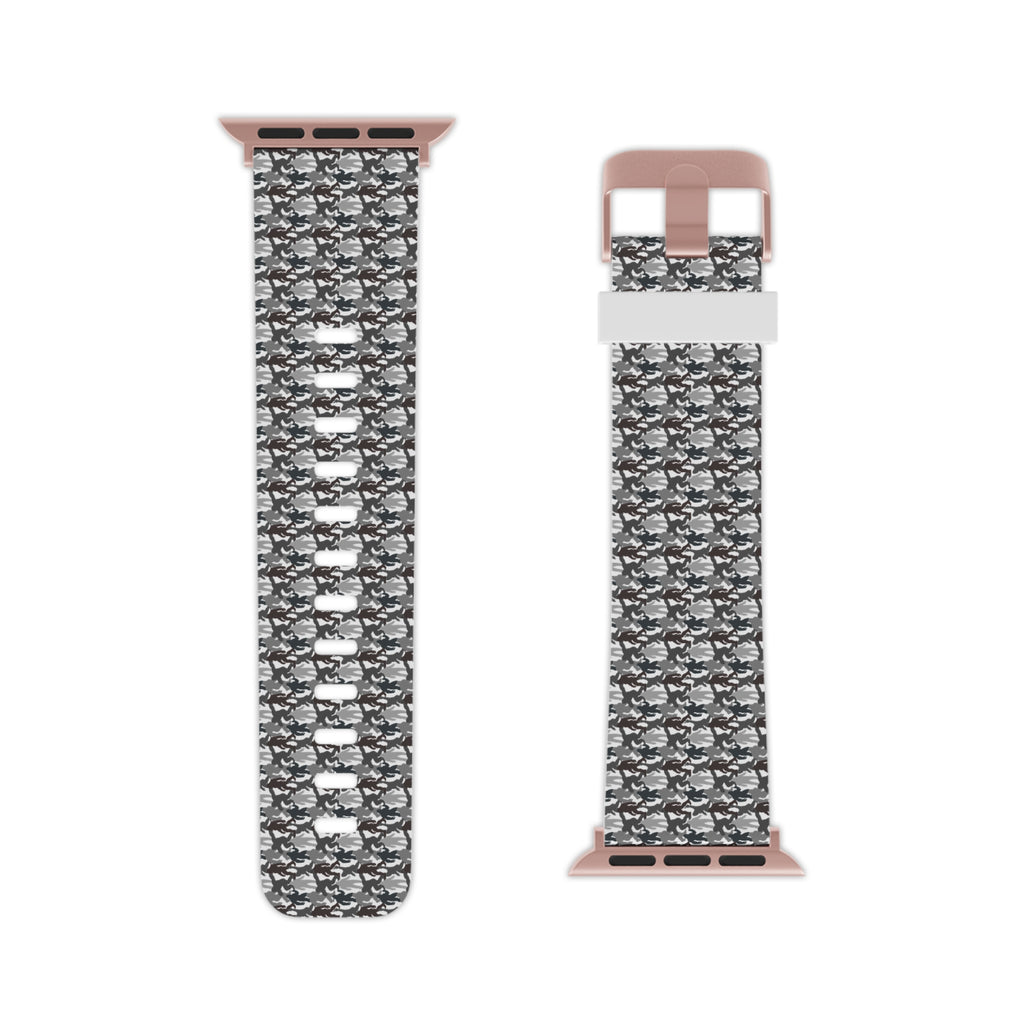 Shadow Stalker Camo – Stealth Edition Watch Band in white