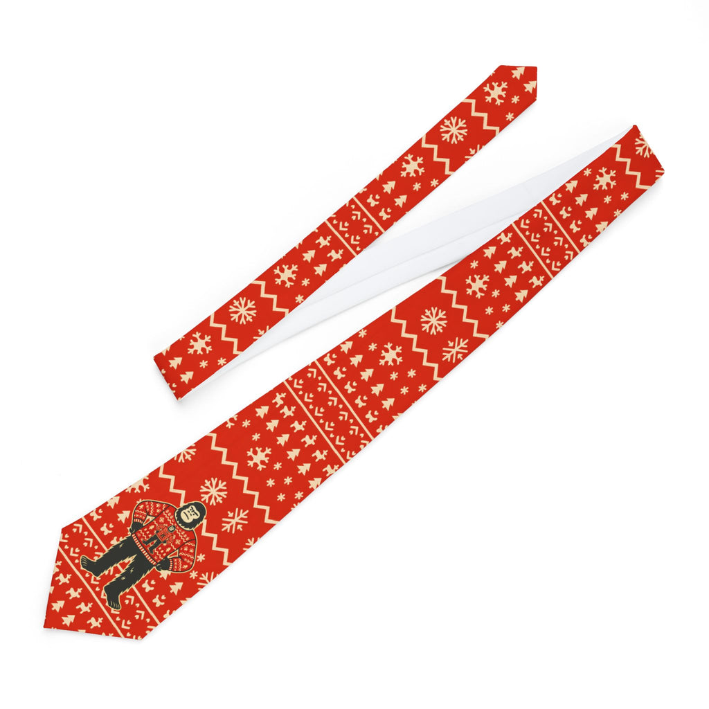 Bigfoots Ugly Christmas Sweater – Holiday Necktie