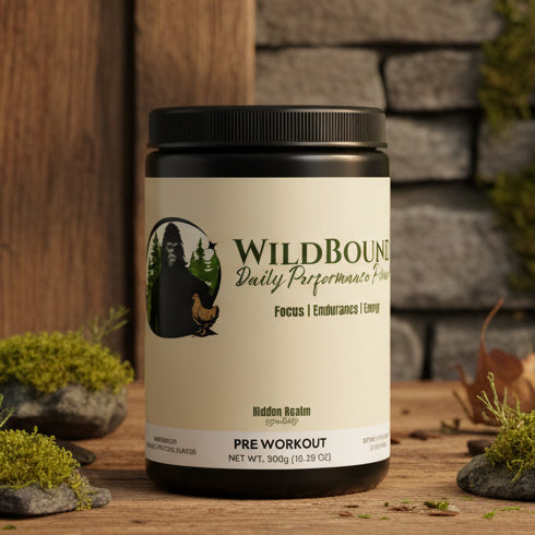WildBound Pre-Workout Supplement, Watermelon (300g, 10.58oz) - Hidden Realm Essentials