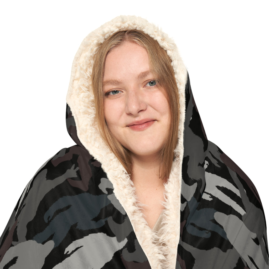 Shadow Stalker Camo – Hooded Snuggle Blanket