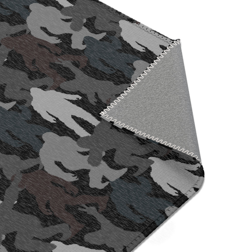 Shadow Stalker Camo – Woven Chenille Rug