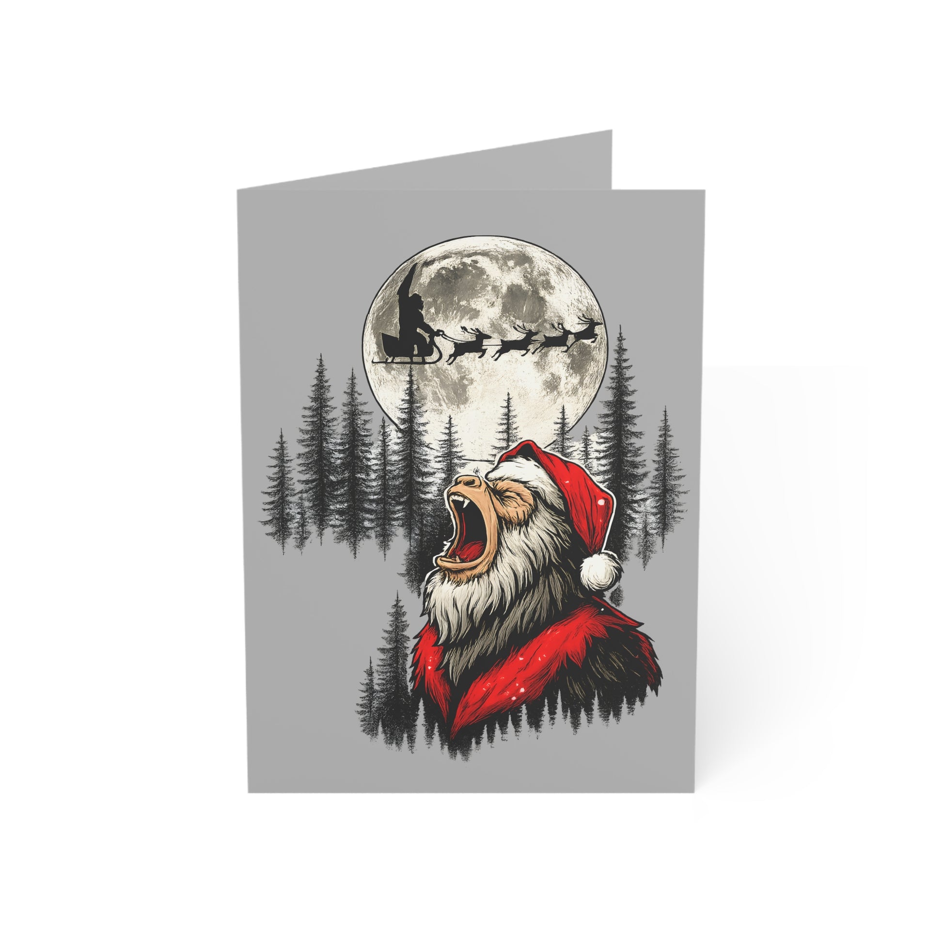 Silent Night, Squatch Night – Legendary Christmas Card Set