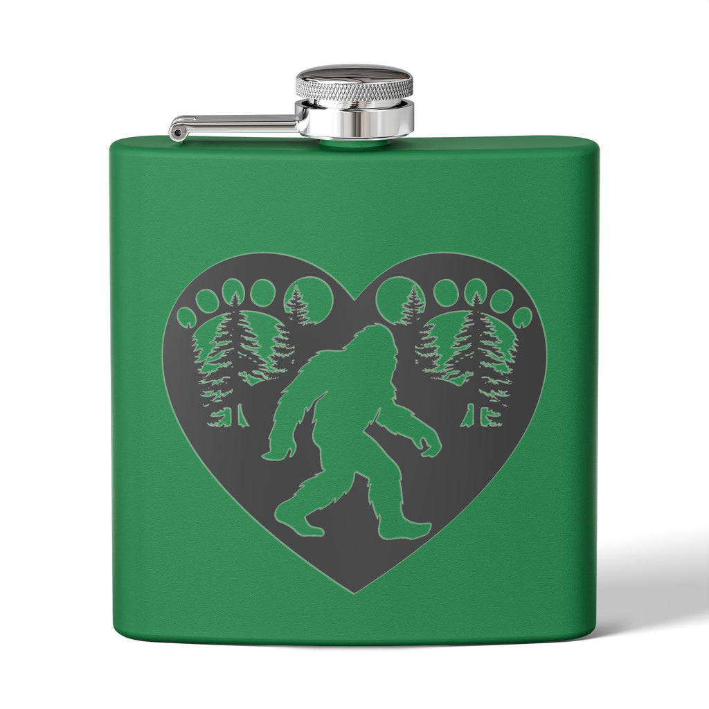 Dark Heart of the Wild – Bigfoot Love Stainless Steel Flask