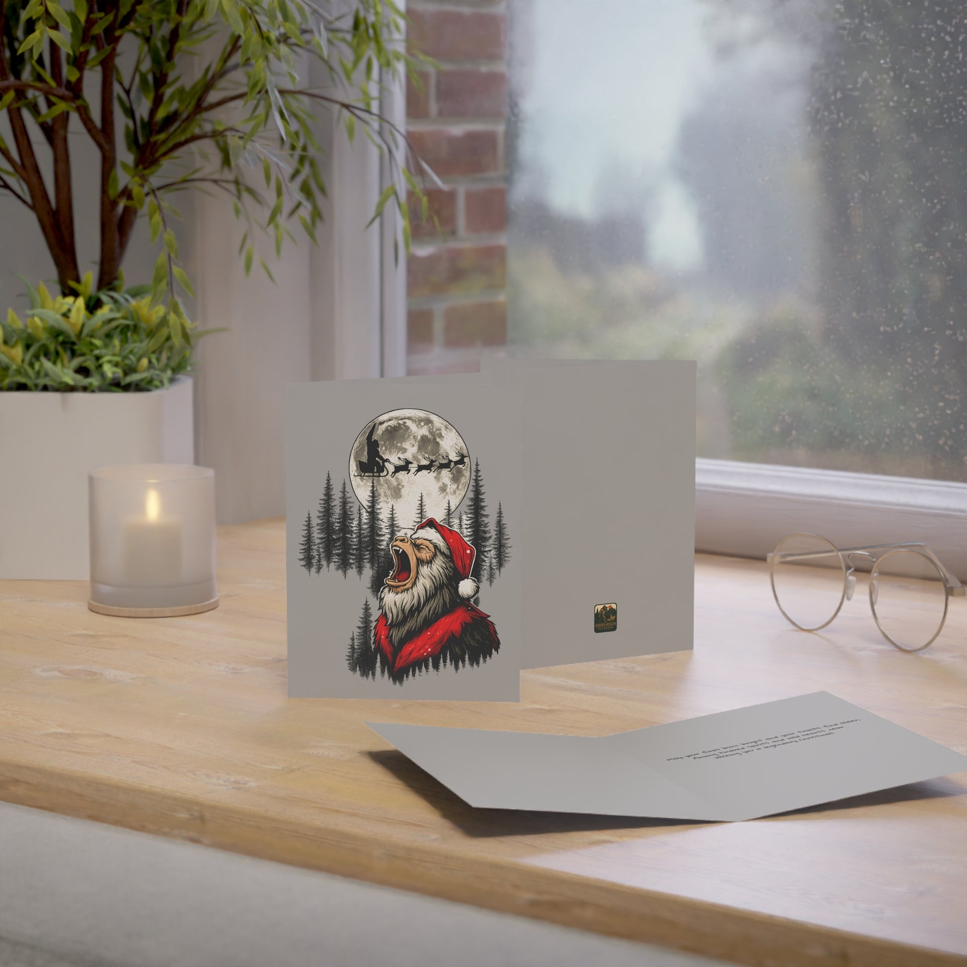 Silent Night, Squatch Night – Legendary Christmas Card Set