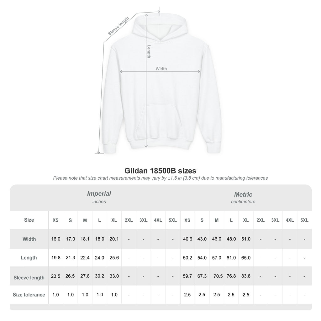Whisper & Ruben Youth Heavy Blend Hooded Sweatshirt