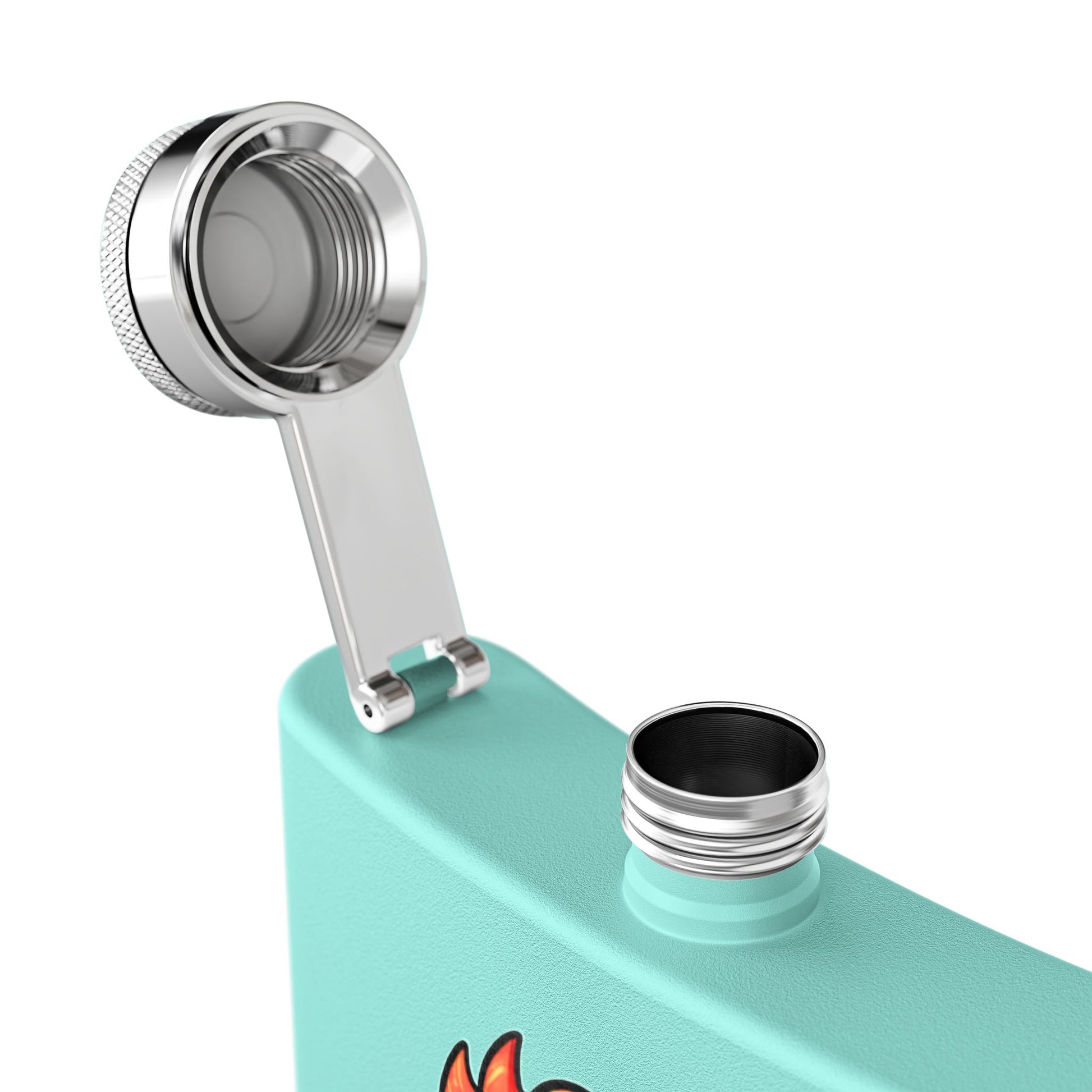 Born to Shine – Holiday Rooster Stainless Steel Flask