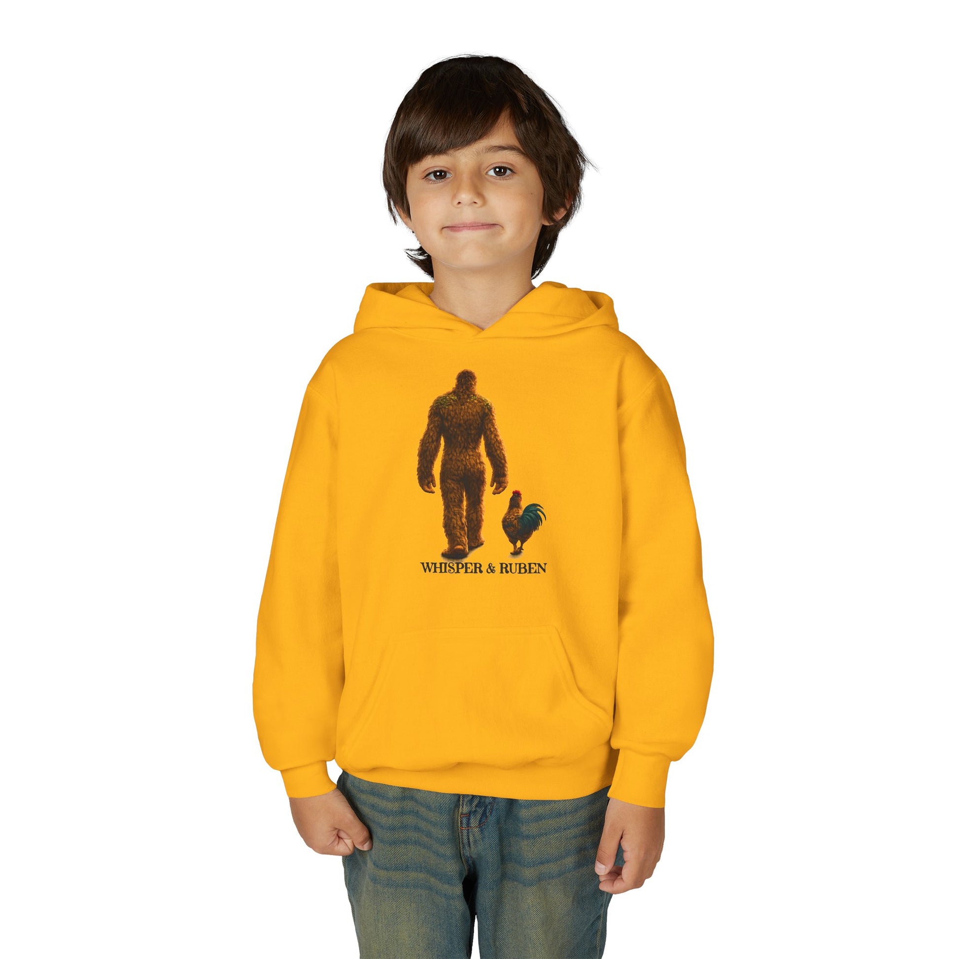 Whisper & Ruben Youth Heavy Blend Hooded Sweatshirt