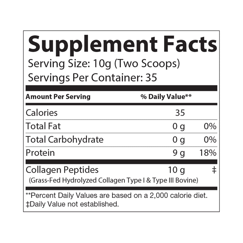 WildBound Collagen Peptides Type I & III Supplement (350g, 12.3oz) - Hidden Realm Essentials