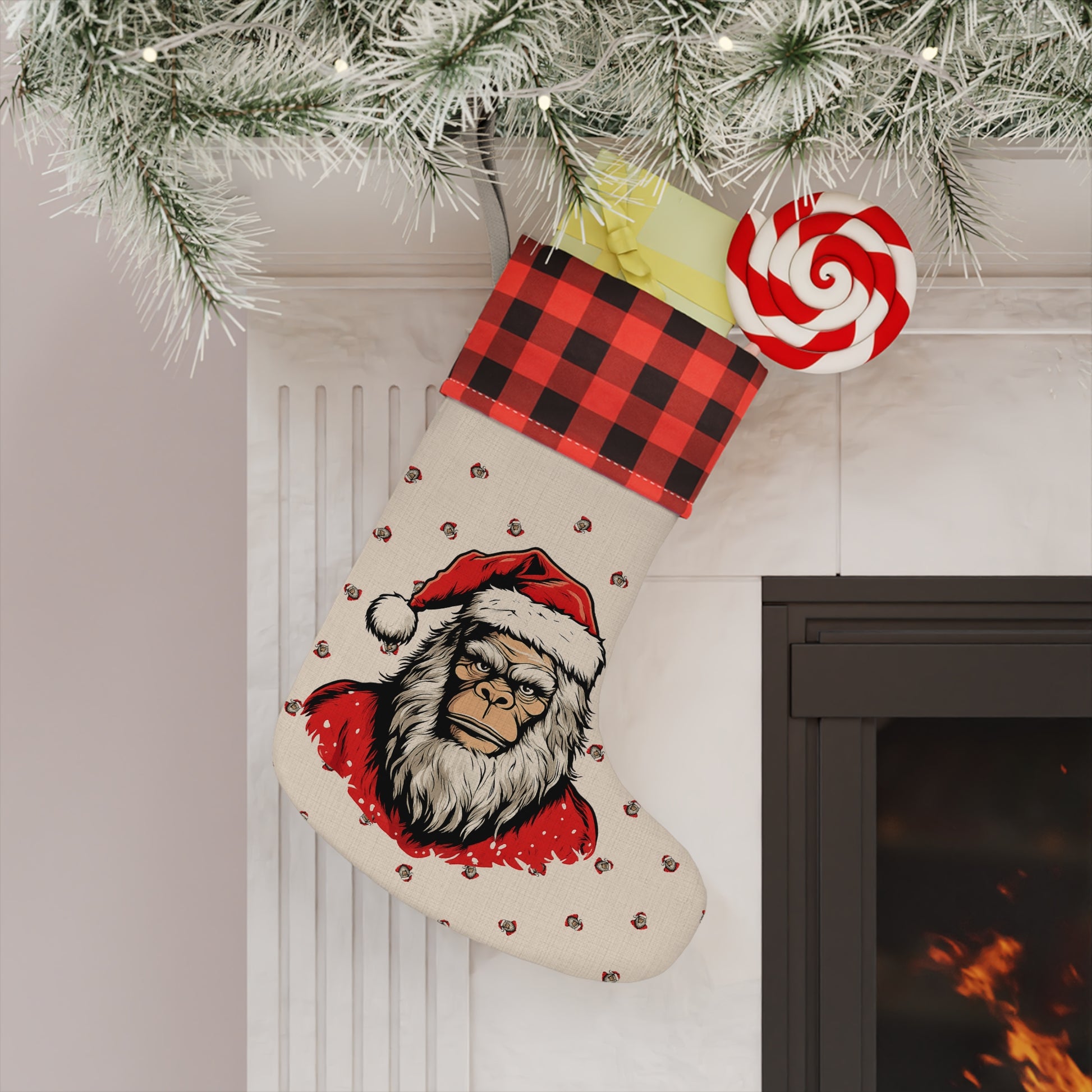Santa Squatch – Christmas Stocking