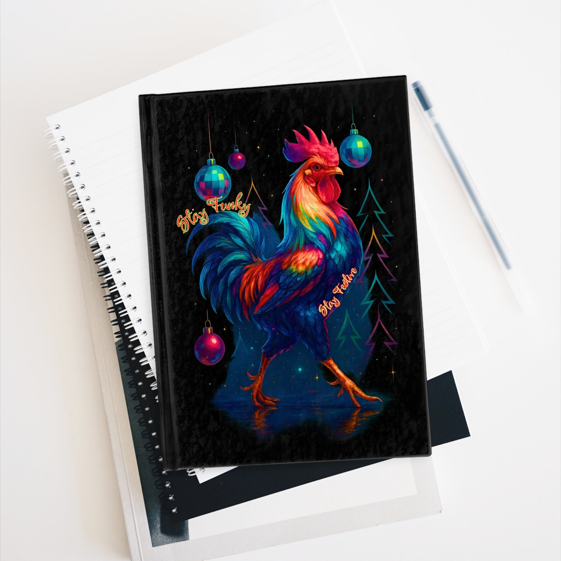 Stay Funky, Stay Festive – Ruled Journal