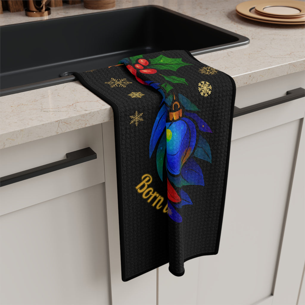 Born to Shine – Holiday Radiance Kitchen Towel