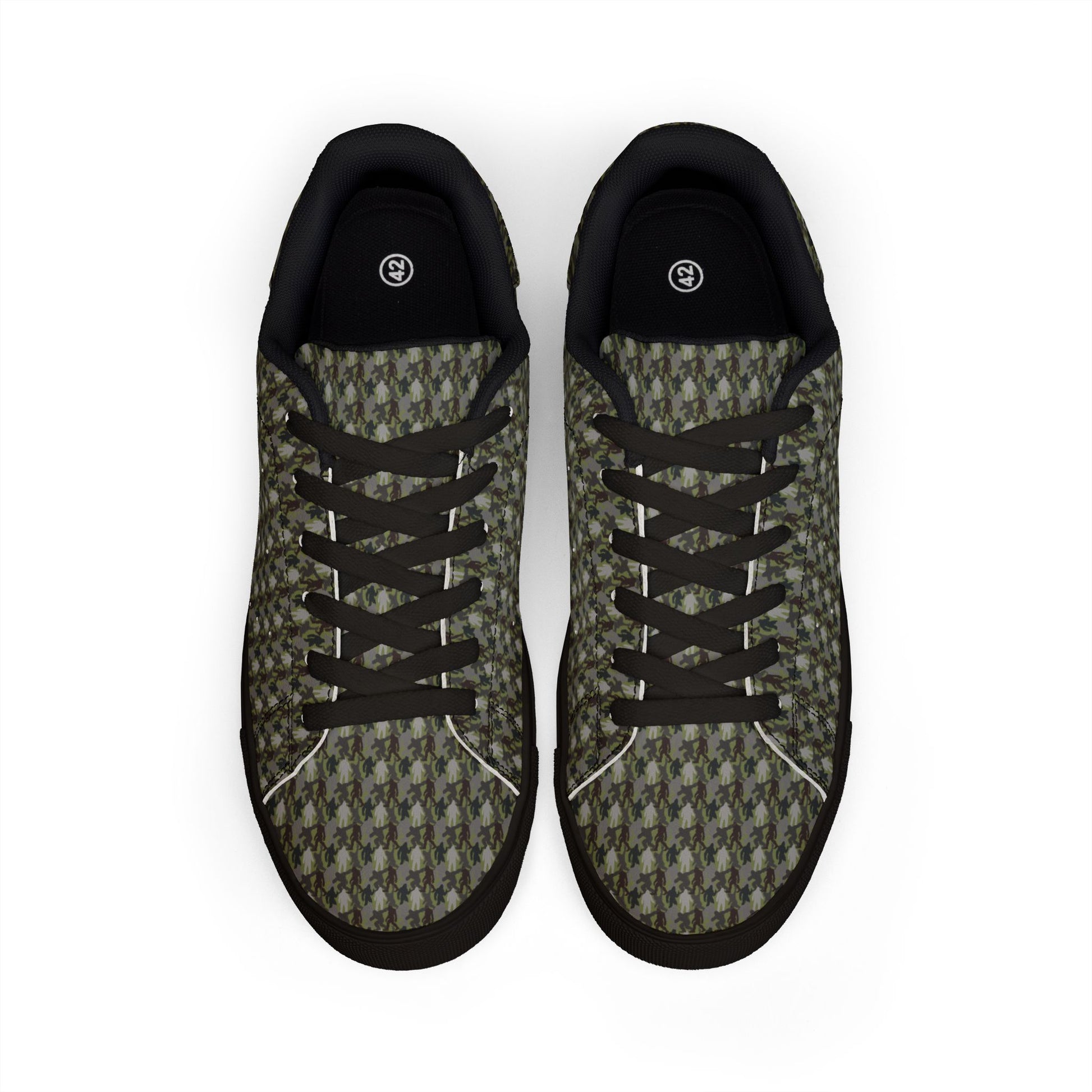 Shadow Stalker Low-Top Leather Sneakers