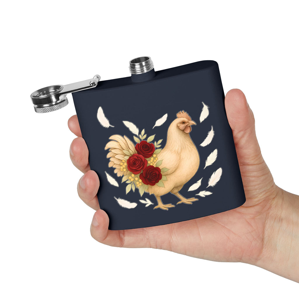 Mother Clucker Bloom – Stainless Steel Flask