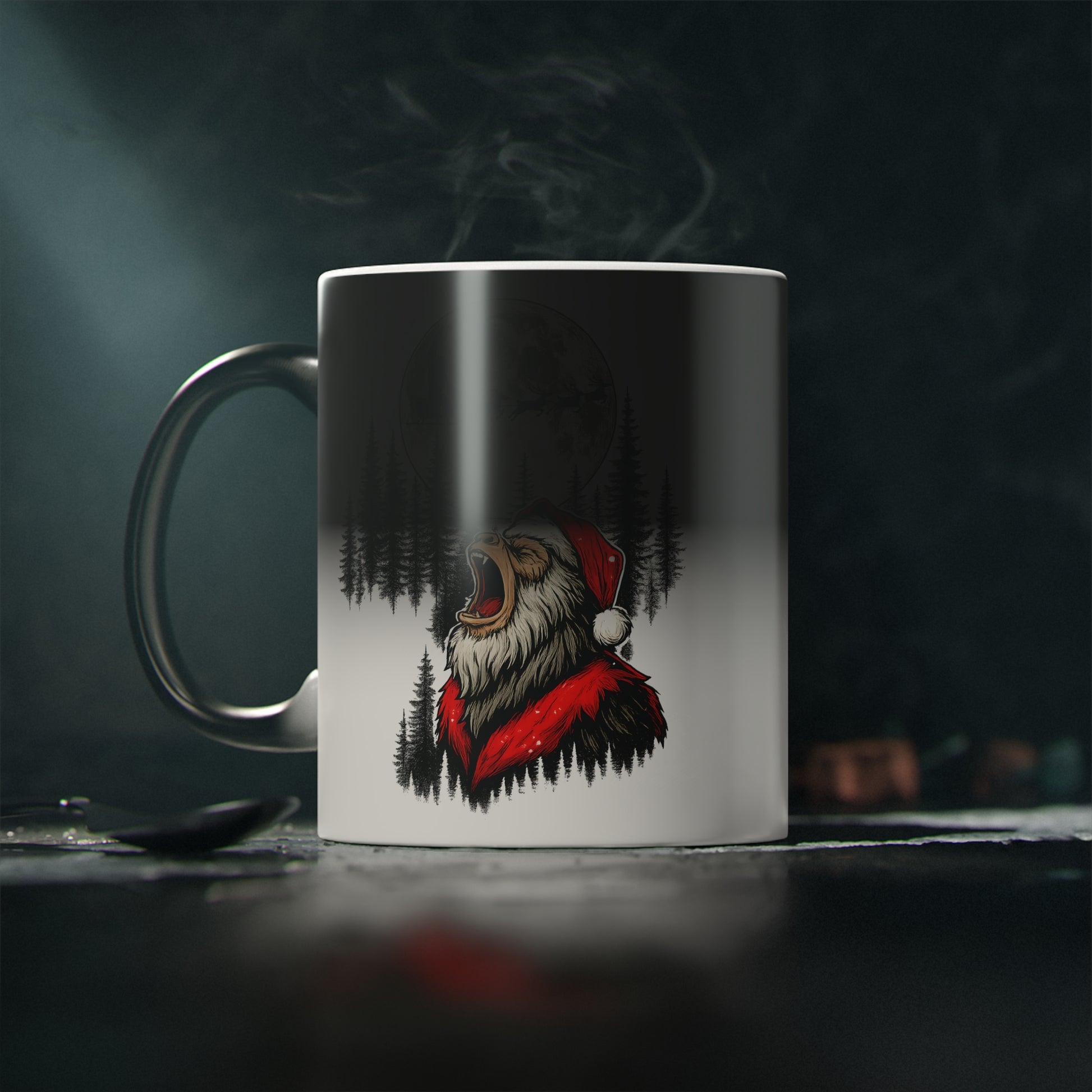 Silent Night, Squatch Night – Heat-Reactive Mug