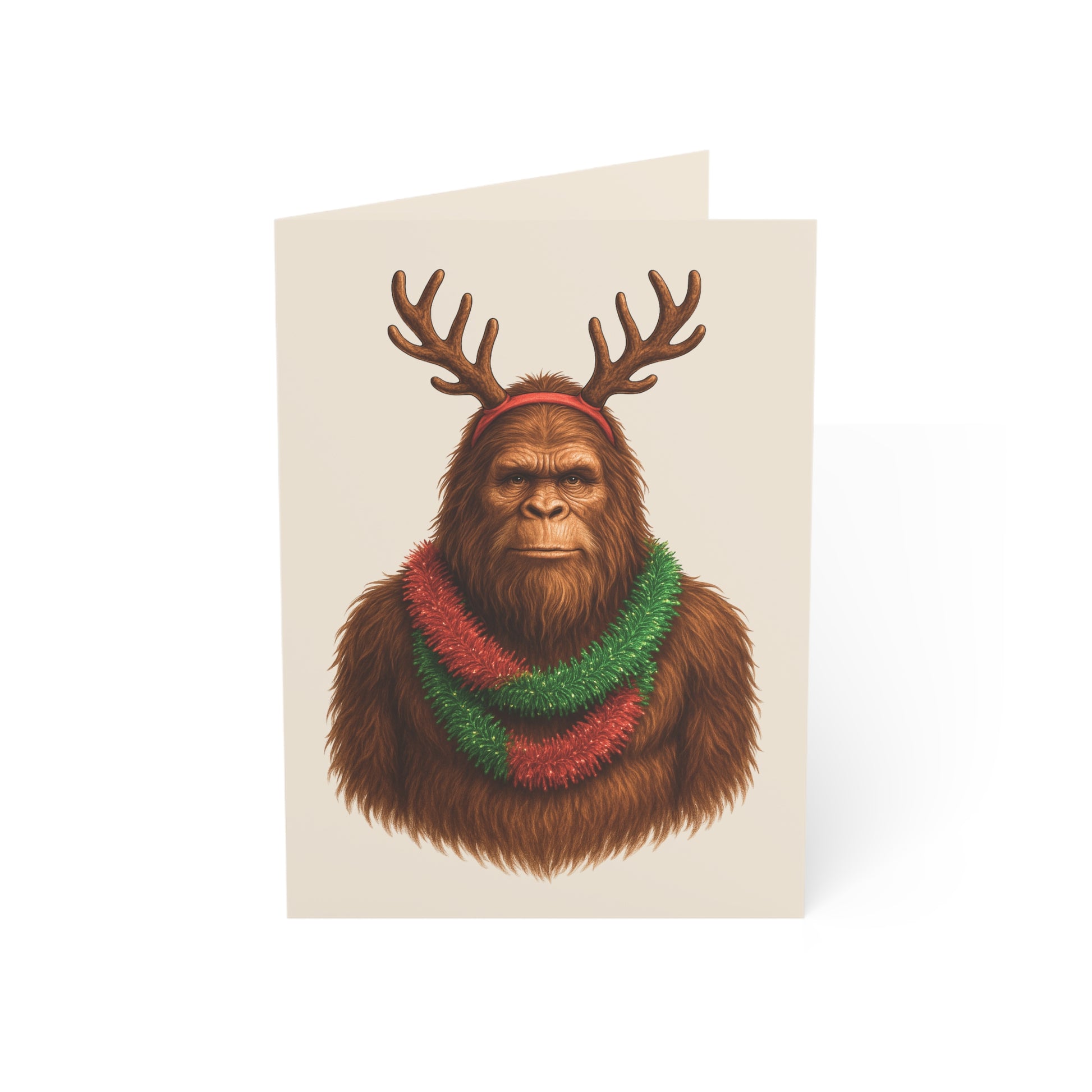 Reindeer Squatch – Legendary Christmas Card Set