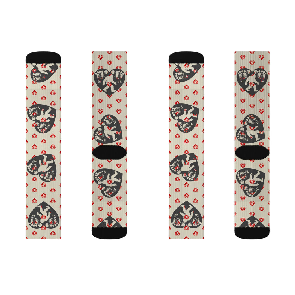 Heart of the Wild – Bigfoot Romance Crew Socks