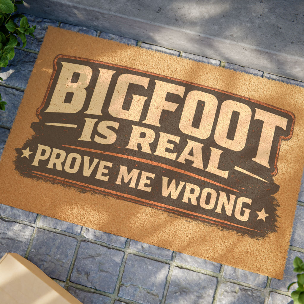 Bigfoot Is Real Doormat