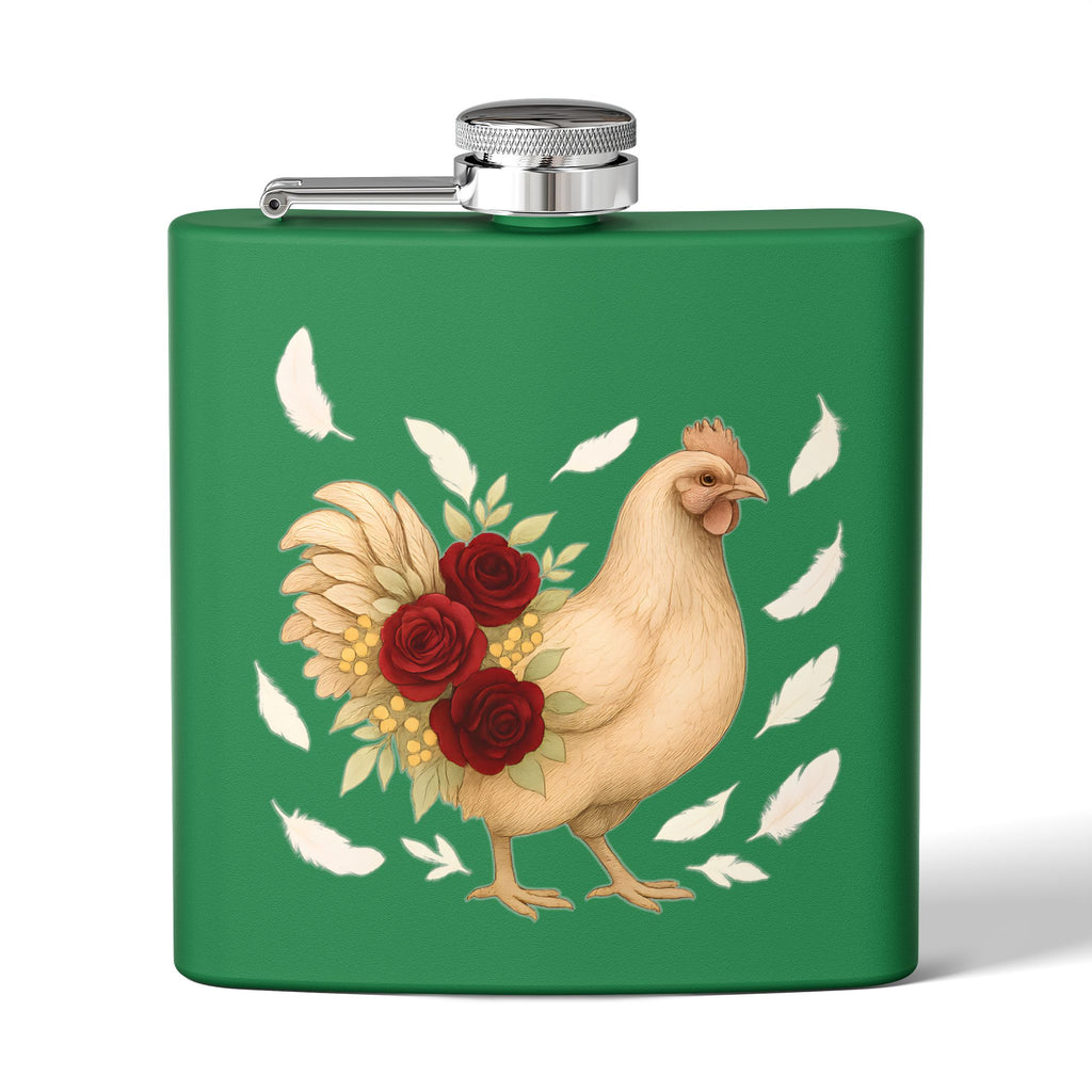 Mother Clucker Bloom – Stainless Steel Flask