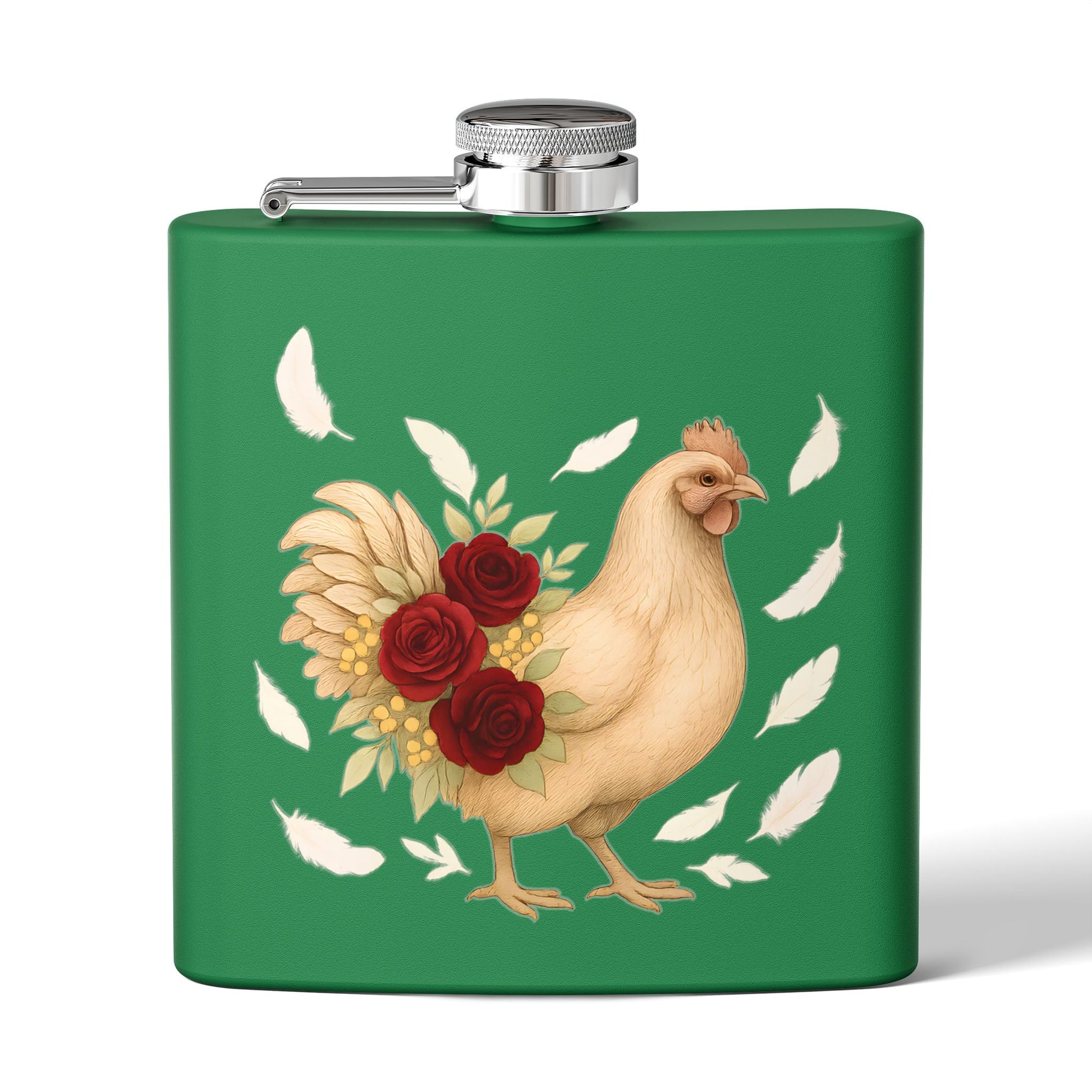 Mother Clucker Bloom – Stainless Steel Flask