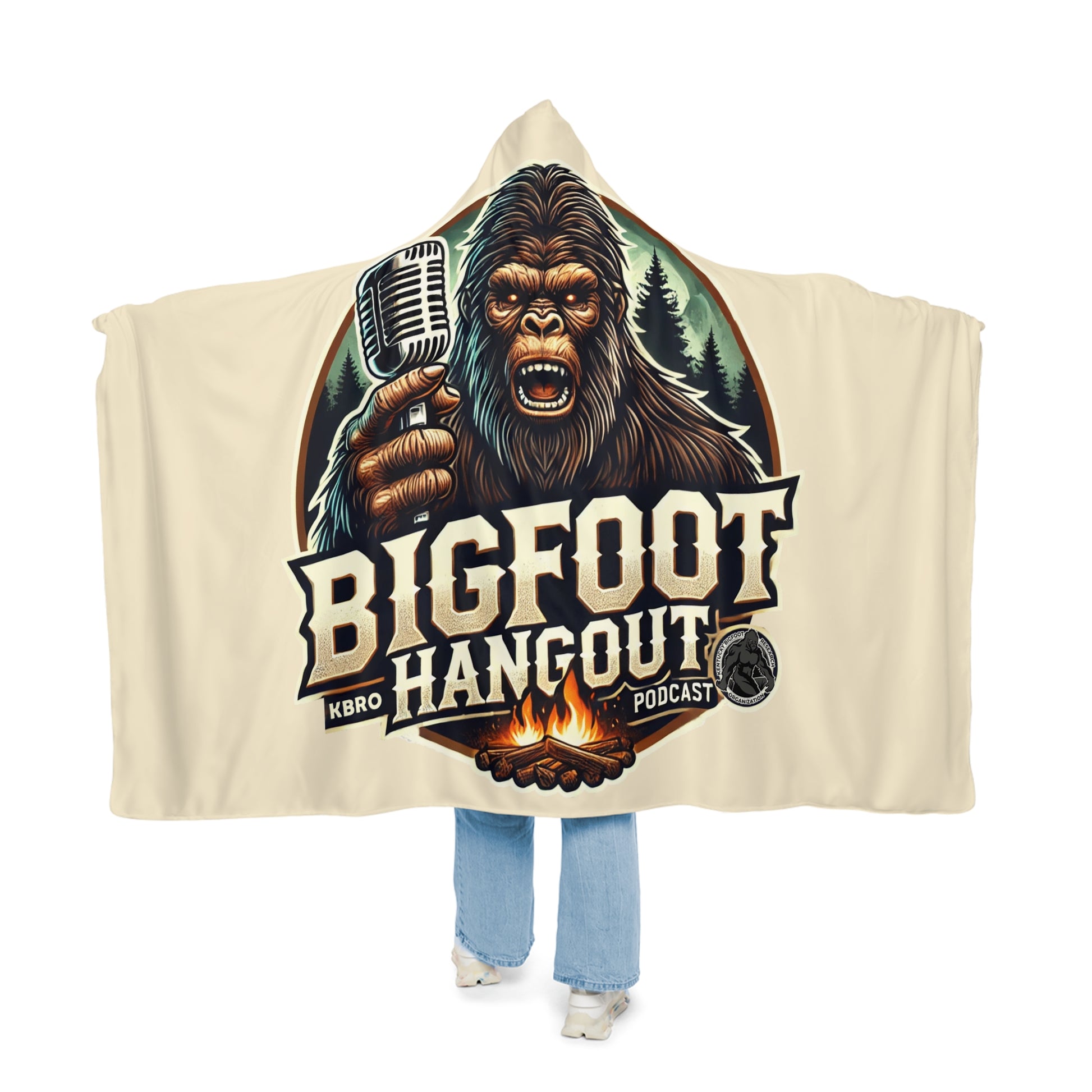 The Bigfoot Hangout – Hooded Snuggle Blanket