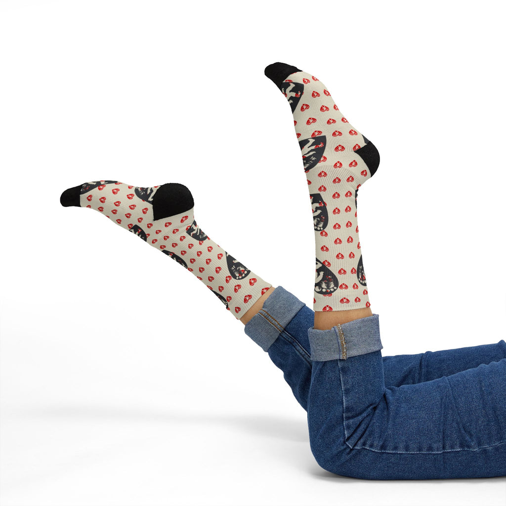 Heart of the Wild – Bigfoot Romance Crew Socks