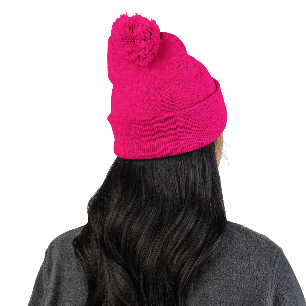 Born to Shine – Cozy Pom Knit Beanie