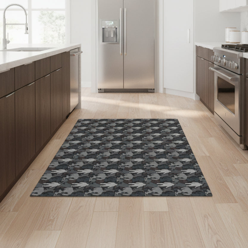 Shadow Stalker Camo – Woven Chenille Rug