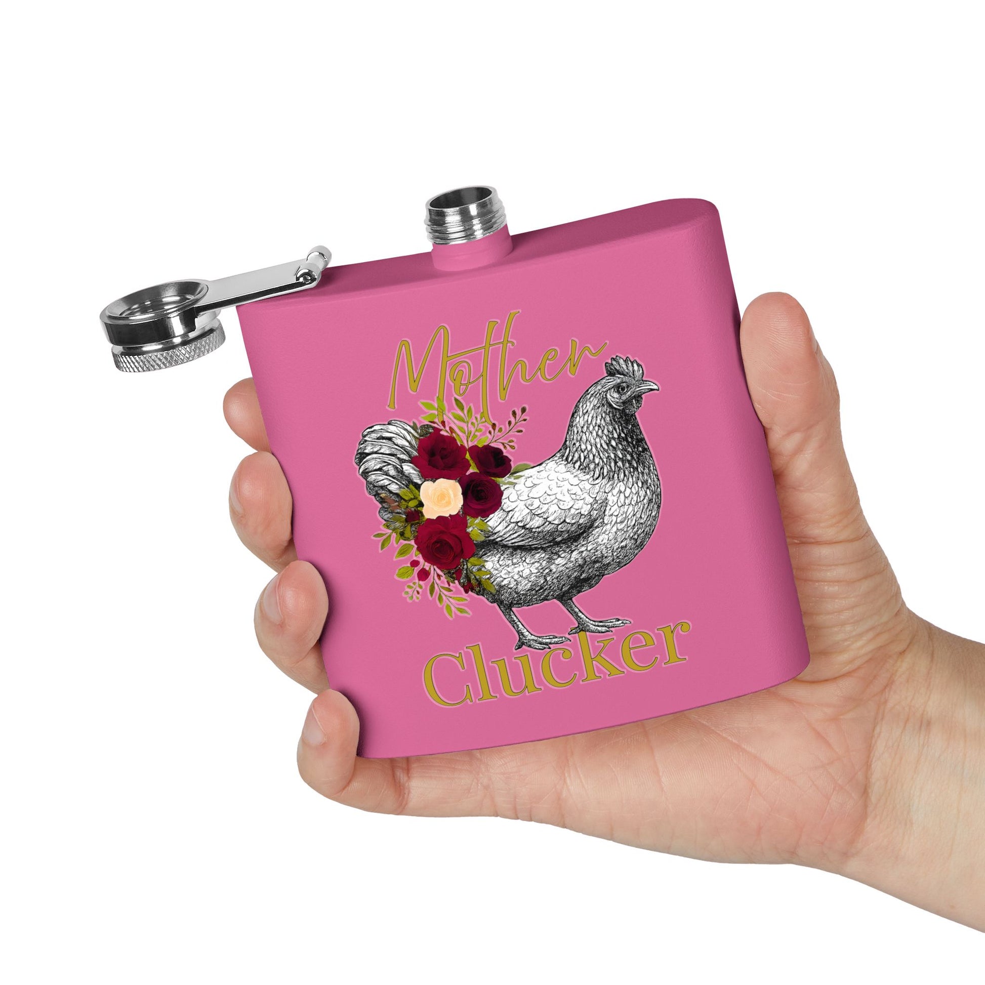 Mother Clucker – Stainless Steel Flask