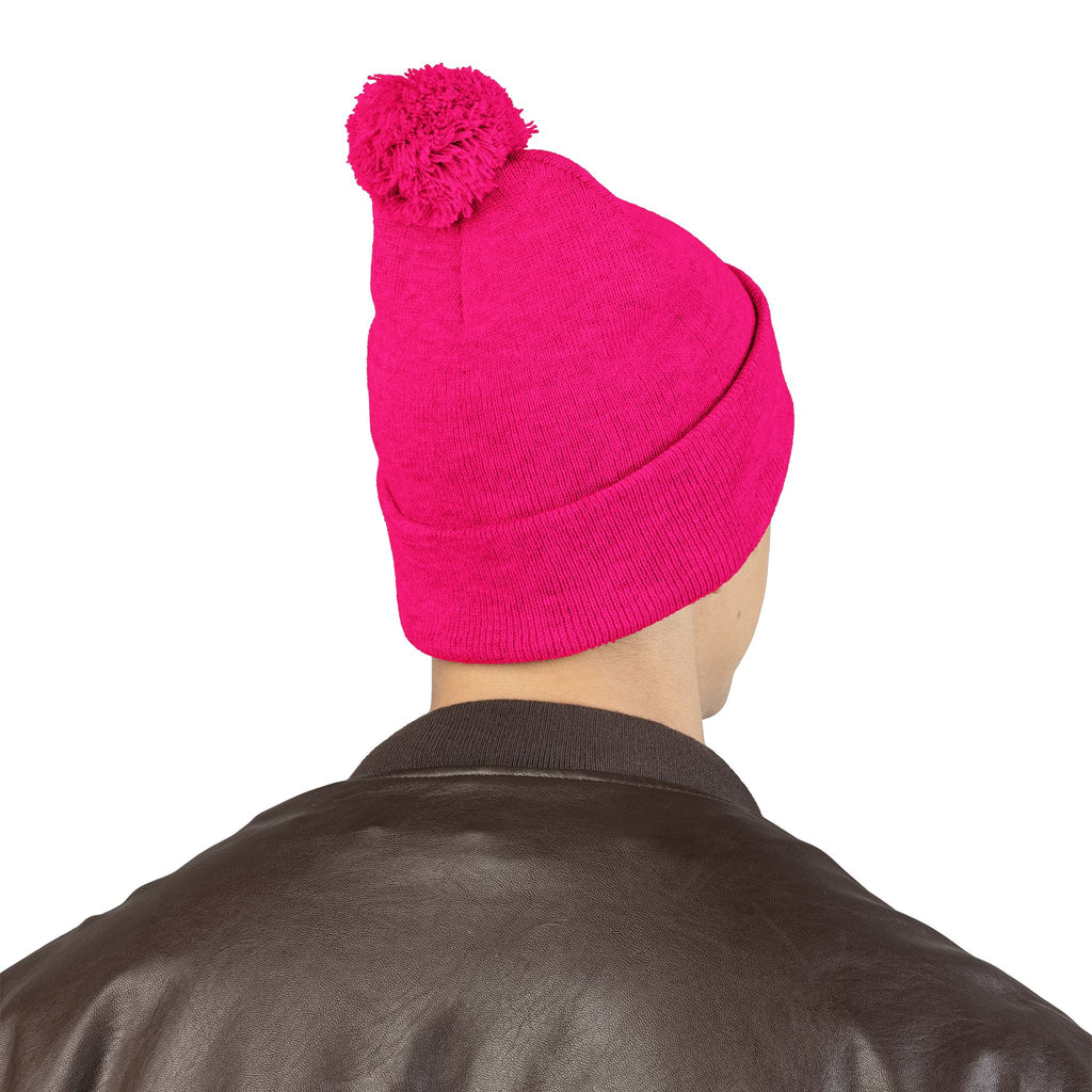 Born to Shine – Cozy Pom Knit Beanie