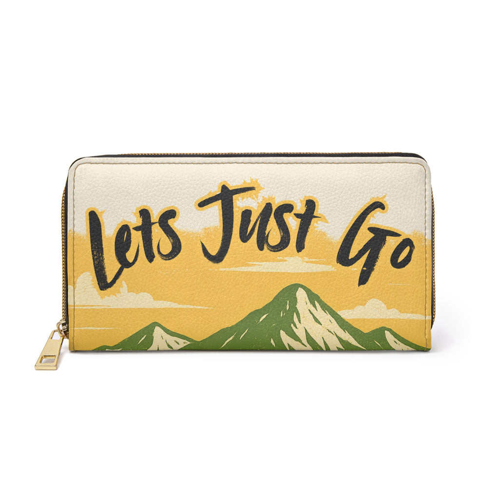 Let’s Just Go – Wander Wild Zipper Wallet